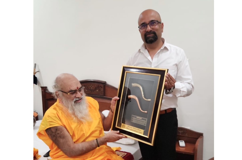 भारत न्यूज बज़ के मुख्य संपादक ने केदारनाथ – रावल जगतगुरु भीमाशंकर लिंग से की मुलाकात